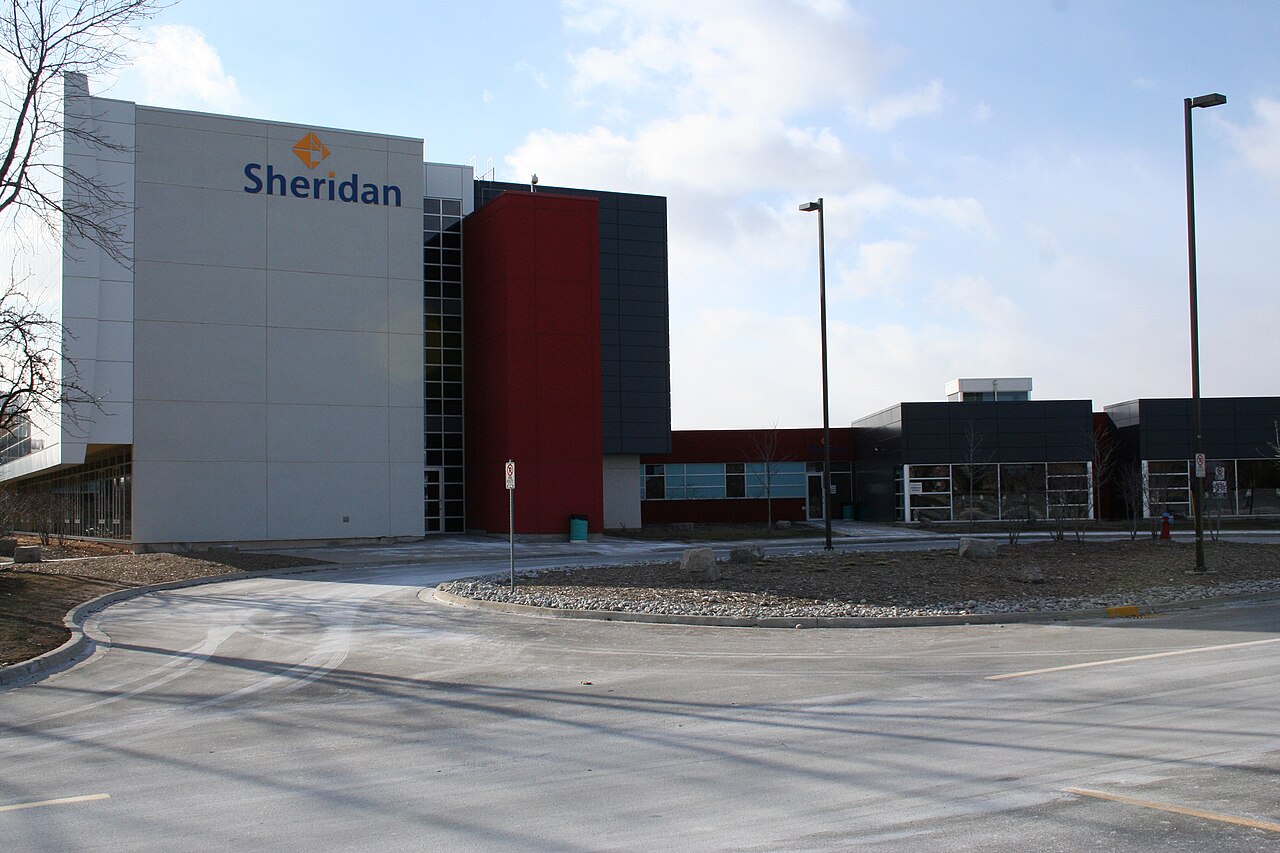 Sheridan College Trafalgar Campus exterior in Oakville