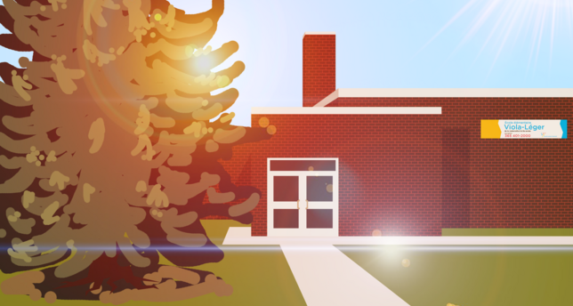 École élémentaire Viola-Léger — official school illustration