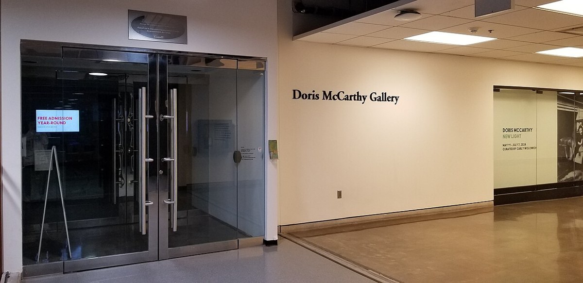Entrance to the Doris McCarthy Gallery inside the University of Toronto Scarborough campus