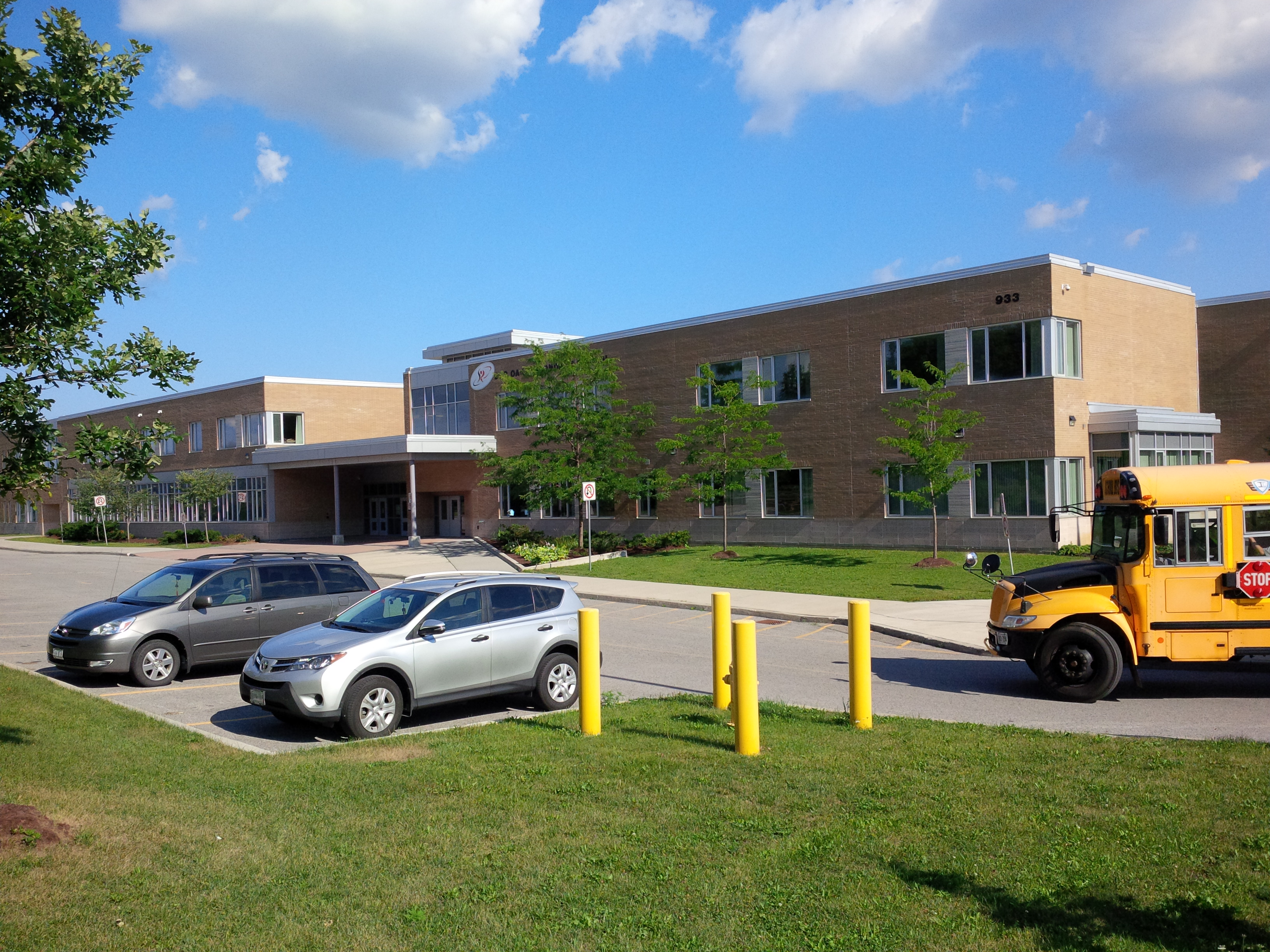 Exterior of Bur Oak Secondary School